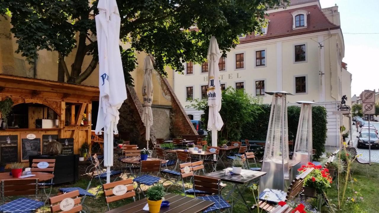Hotel Zum Kloetzelmoench Gorlitz Bagian luar foto